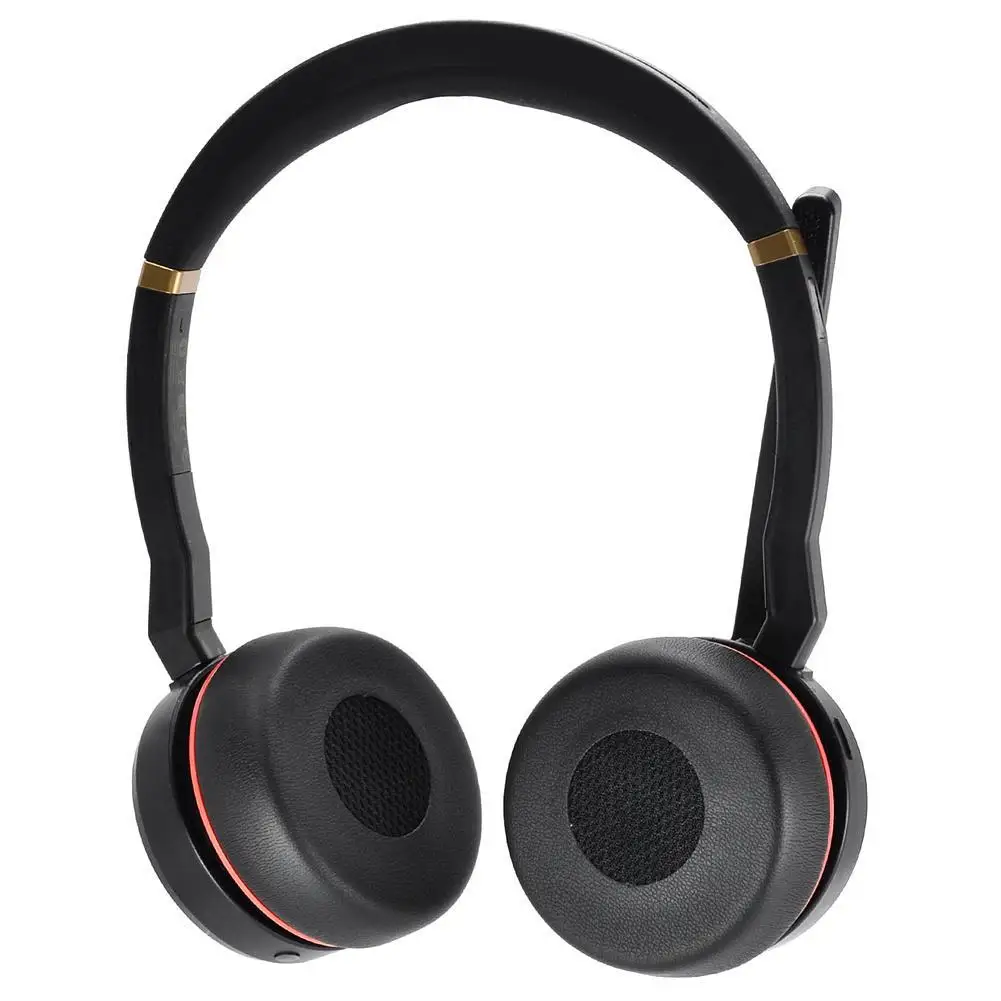 Almohadillas de repuesto para auriculares, piezas de reparación para Jabra  Evolve 65, 40, 30, 20 II UC MS SE, auriculares inalámbricos con cable, 1 par