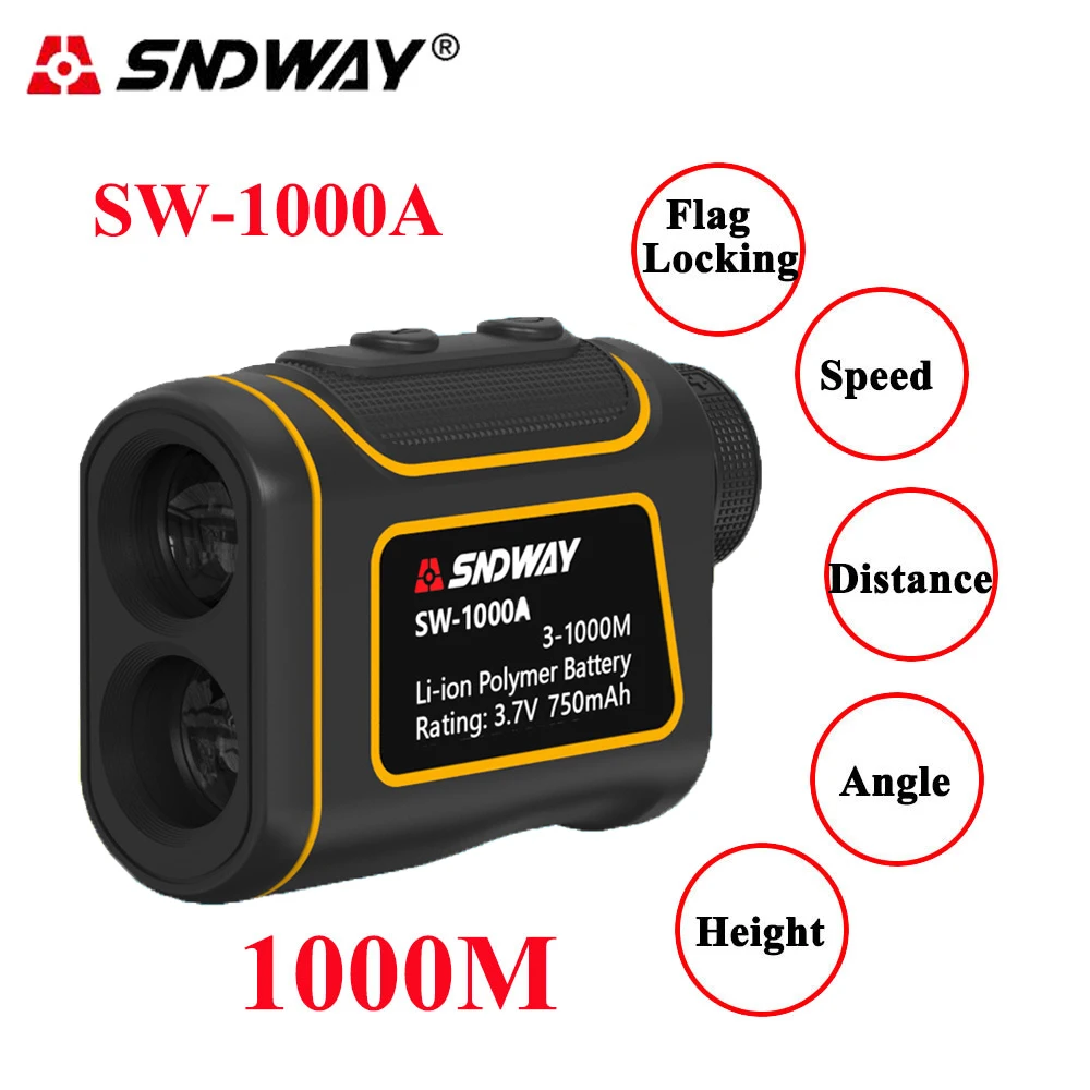 Laser Rangefinder 500M-1500M for Hunting Golf SNDWAY Monocular Telescope Range Finder Telemetro Laser Distance Meter laser rangefinder,distance meter