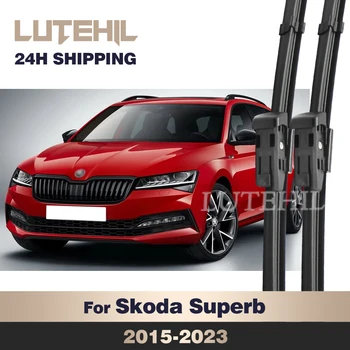 Wiper Front Wiper Blades For Skoda Superb B8 2015-2023 2016 2017 2018 2019 2020 2021 Windshield Windscreen Front Window 26"18" 1
