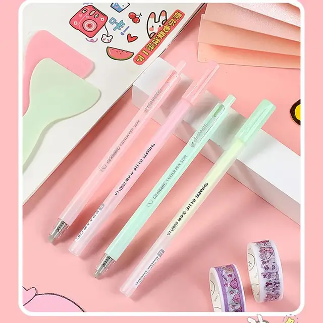 4 Db/Beállított Csipeszes Ragasztó Tollfaragó Késtes Folyóiratkészlet A Scrapbooking Diy Kreatív Művészeti Kézműves Munka Aranyos Levélpapírok Vágása - Image 2