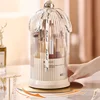 25 360°Rotating Makeup Organizer Large Capacity Cosmetics Storage Vanity Shelf  Countertop  Luxury Spinning Storage Display Case 4