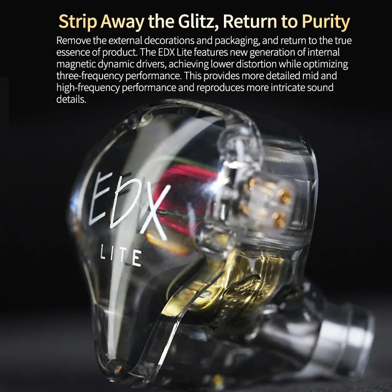 KZ EDX Lite IEM ̳ ̹ ̾ ,  ̽  ĵ  ̾, и 2  ̺ 