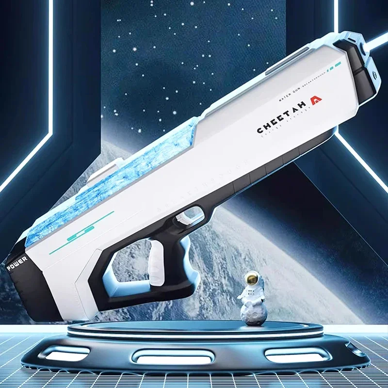 Fully Electric Big Water Gun Toy Swimming Pool Play Water Adult Pool Toy Outdoor Games High Pressure Water Gun Summer Kids Toys 2