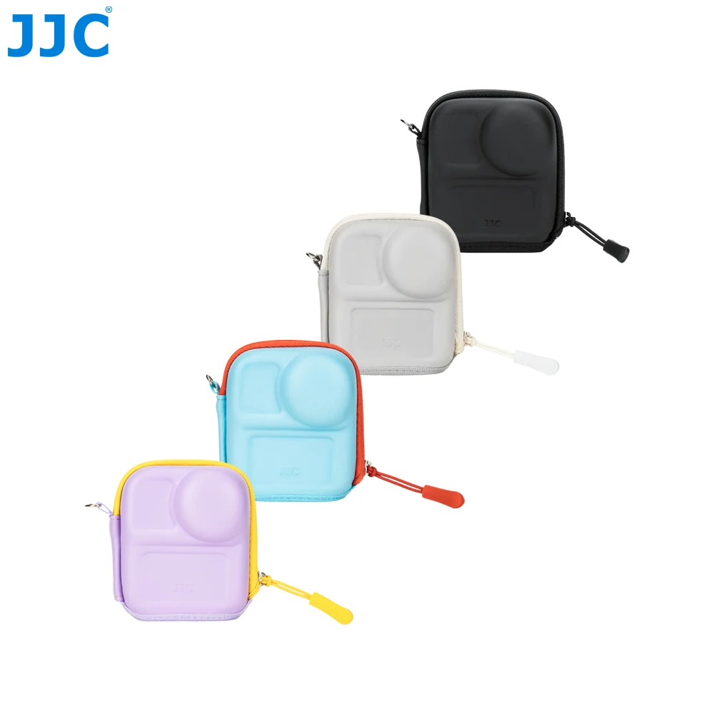 Compact Hard Shell Camera Case with Carabiner and EVA Storage Pouch
