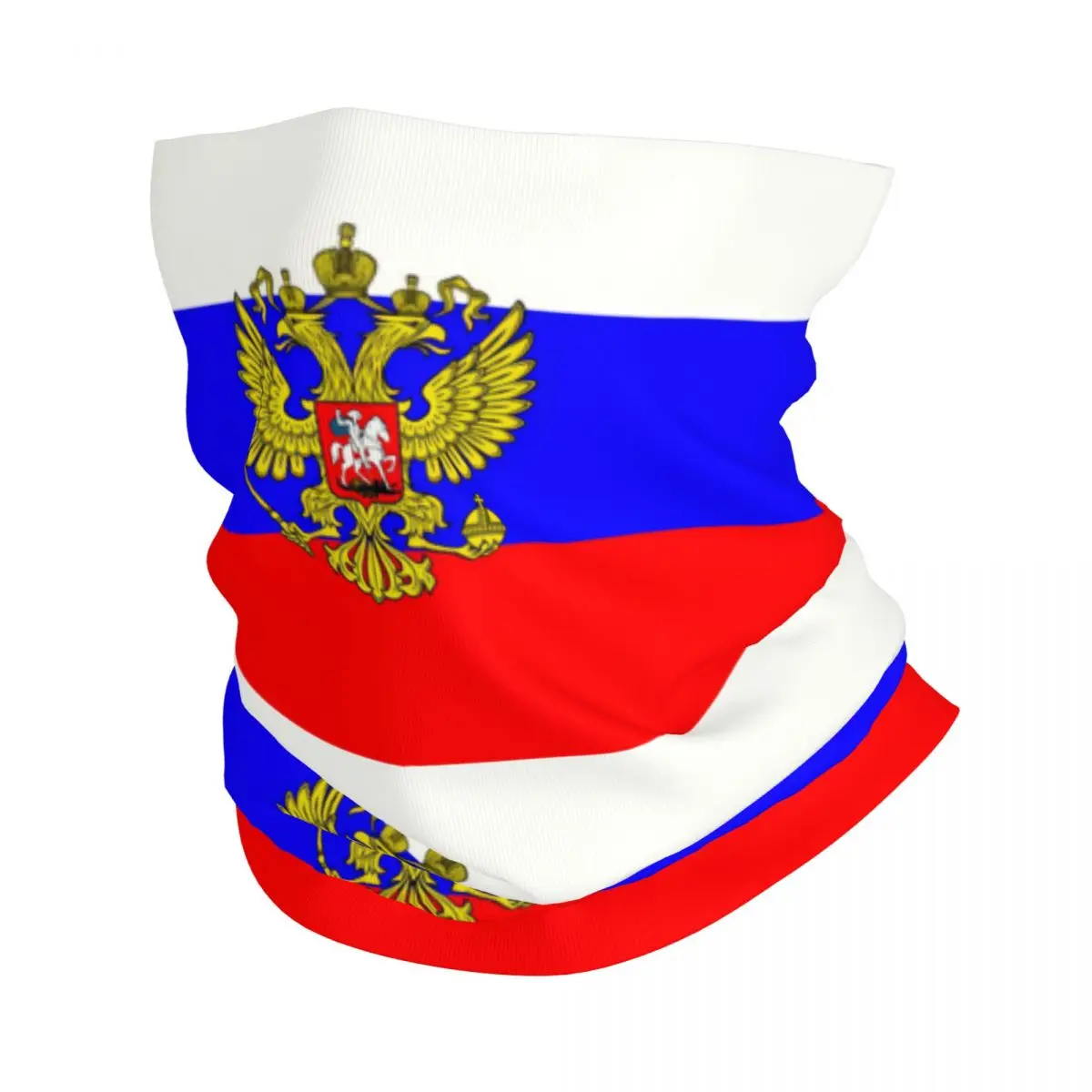 

Russian Flag Winter Headband Neck Warmer Men Women Ski Running Tube Scarf Face Bandana Gaiter