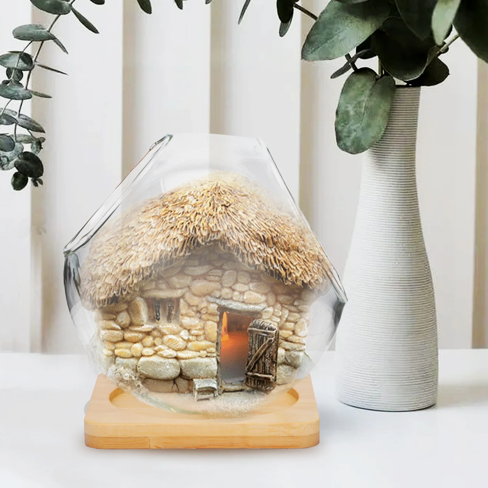Micro Landscape Ecological Bottle Terrarium Glass Florarium Plants for Flower Pot Succulent Vase Flowers 6