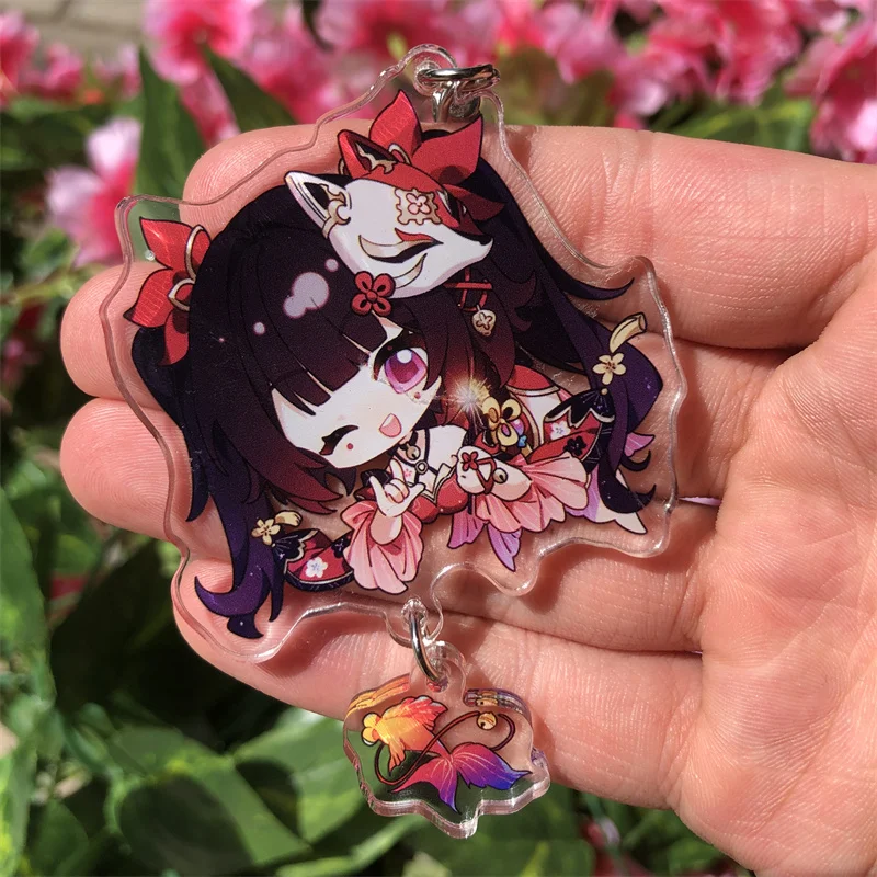 Honkai: Star Rail Robin Aventurine Firefly Acheron Black Swan Keychain Anime Game Accessories Pendant Prop Badge