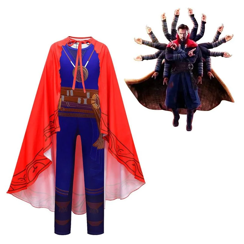 Doctor Super Hero Costume Cosplay Stampa 3D Costume Body Zentai Super Hero Tuta Set Per Bambini Costumi Di Natale Di Halloween
