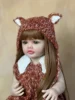 BZDOLL Lifelike Realistic Reborn Baby 55 CM 22 Inch Girl Doll Full Soft Silicone Body Princess Toddler Bebe Birthday Gift 6