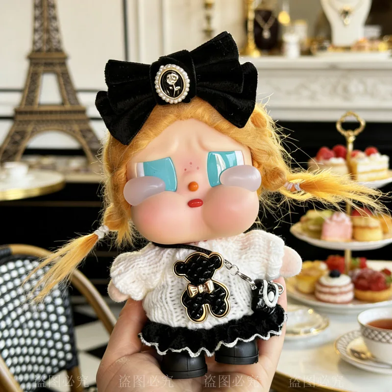 Handmade Crybaby Doll Clothes Vacation Series Outfit Set Bow Hairpin Mini Bag For Crybaby Vinyl Doll Dress Accessories No Dolls - 3