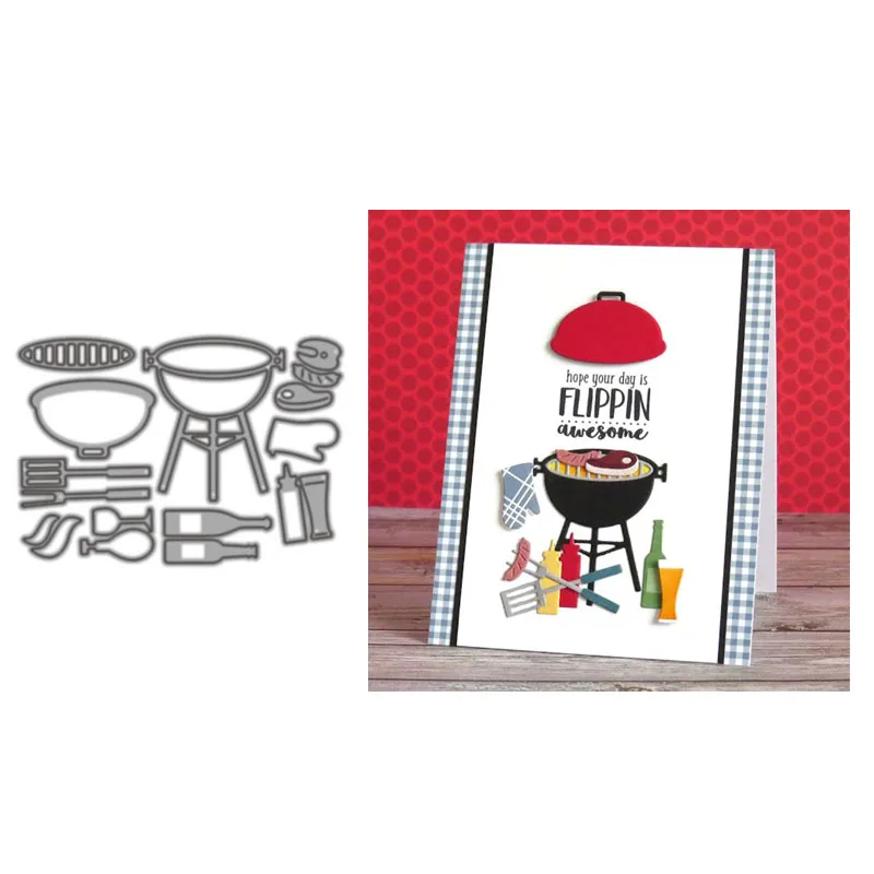 

Picnic Tool Set New Design Craft Metal Cutting Die Cut Dies Decoration Scrapbook Album Paper Card Craft Embossing Die Cuts