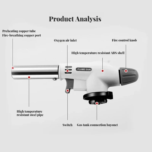 Cooking Heating Portable Flame Gun 6