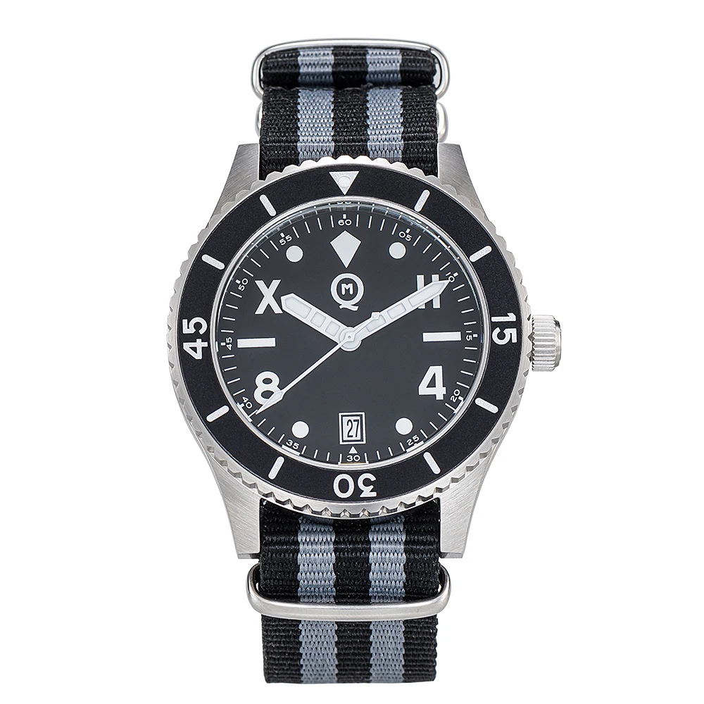 Qm "Vietnam" War Diving Watch Mil-W-22176 Specifica Forze Udt Orologio Da Polso Subacqueo Da Uomo Militare 300M Sm8020