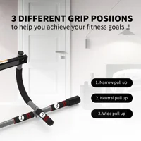 leikefitness Pull-Up Bar For Door Frame Adjustable Portable Upper Body Fitness Workout For Home Gyms - Image 4