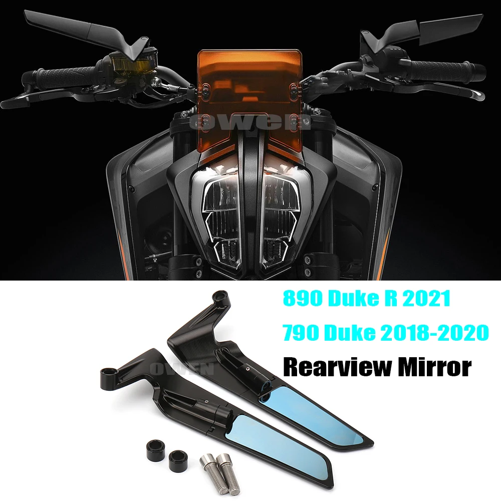 890DukeRMotorcycleStealthMirrors790DukeAdjustableSportsWind