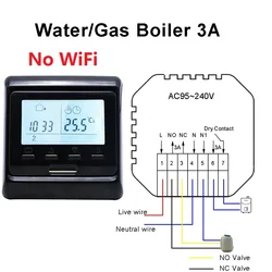 MINCO HEAT Smart WiFi Programmable Thermostat for Electric Floor Heating (Water Gas Boiler)