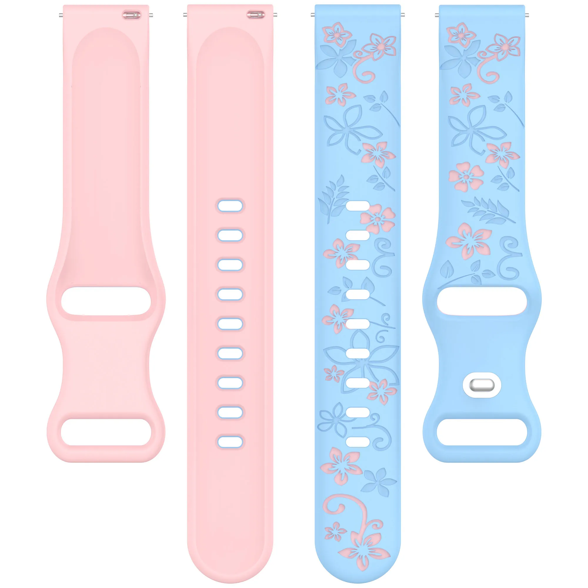 18mm Silicone Watch Band Replacement Strap Bracelet