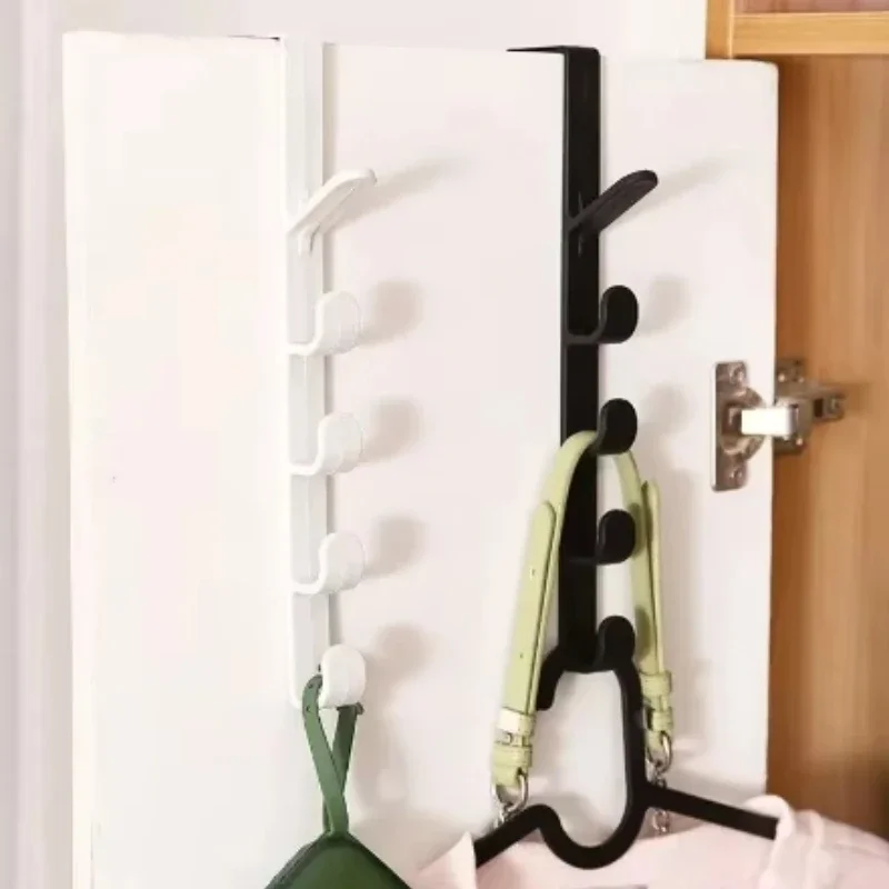 Multifunctional Creative 5 Hooks Portable Wardrobe Coat Hook Kitchen Bathroom Behind The Door Towel Hanger Storage Hooks storage hook,door hook