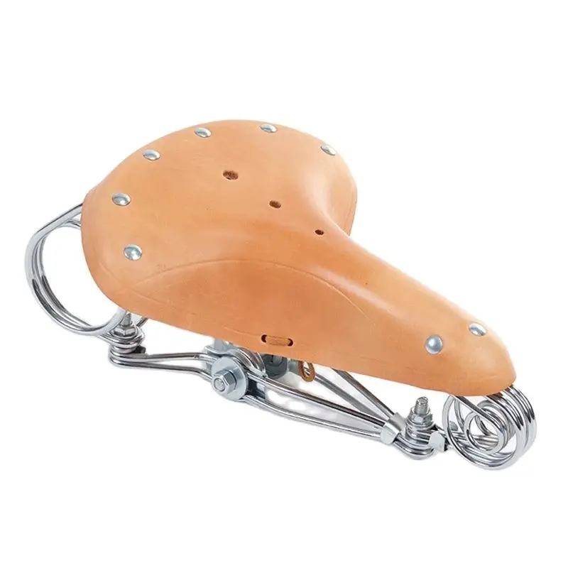 Sella Ammortizzata Bici Sella Per Bicicletta In Pelle PU Con Molle