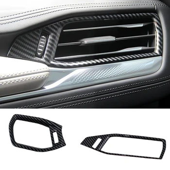 For Ford Focus 2019 2020 2021 2022 Escape 2025 Carbon Fiber Style Left&Right Air Conditioning Vents Cover Car Accessories Trim 1