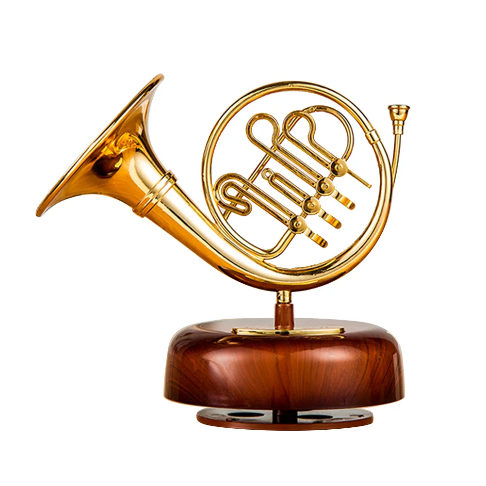 

1pc Creative Rotary Music Box Unique Rotating Melody Box Desktop Adornment
