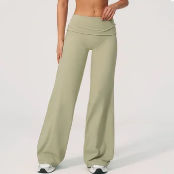 Yoga Bell-bottoms Women High Waist Flared Trousers Yoga Pants Fitness Flared pants Gym Legging Female Runing Bell-Bottomed Pant 1