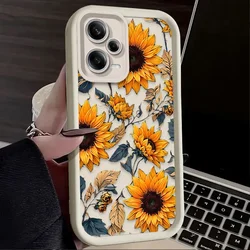 Oil Painting Sunflower Flower TPU Case for Redmi A3 (A3X) (1)