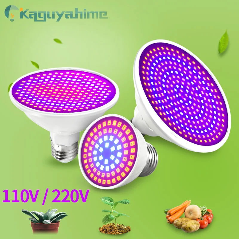 Plant UV LED Grow Light E27 110V 220V LED Grow Bulbs Full Spectrum Growth Lamp 4W 15W 30W 50W IR UV Flowering Hydroponics