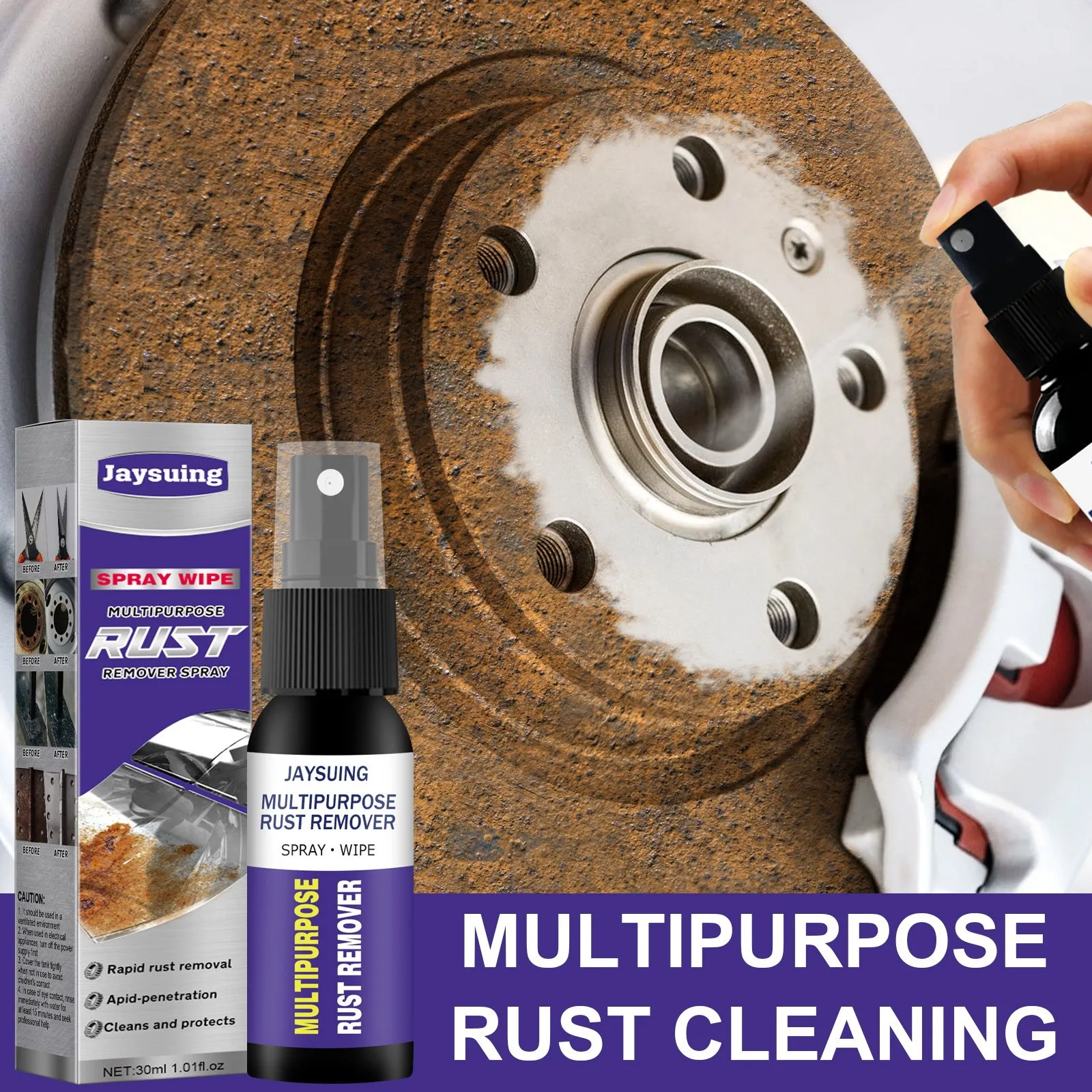 30ml Nti Corrosive Rust Inhibitor Metal Wheel Polish Rust Remover