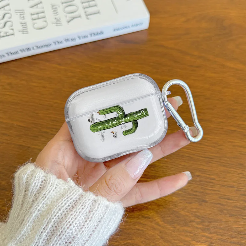 Clear TPU Protective Case for AirPods Pro and Wireless Earphones