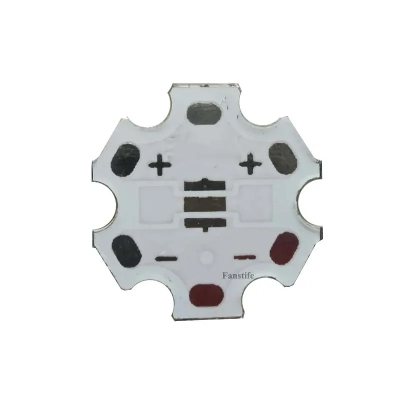 20mm 3535 Hexagonal Aluminum Substrate Star PCB for XPE XPG 3W 5W High Power Led Lamp Board PCB