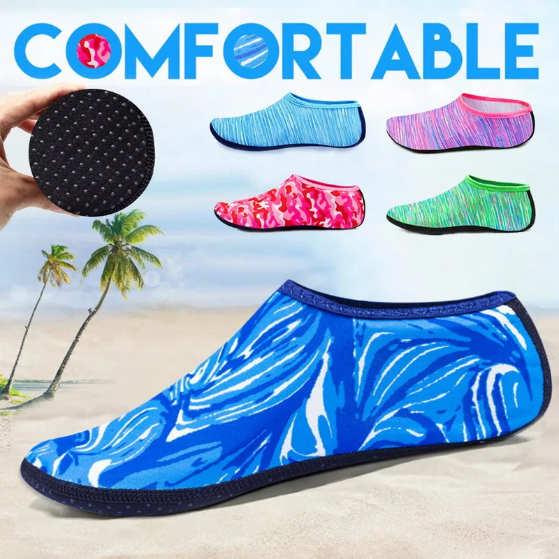 Men Women Water Shoes Swimming Non-slip Diving Socks Summer Beach Shoes Seaside Sneaker Slippers water shoes diving socks aqua shoes diving shoes