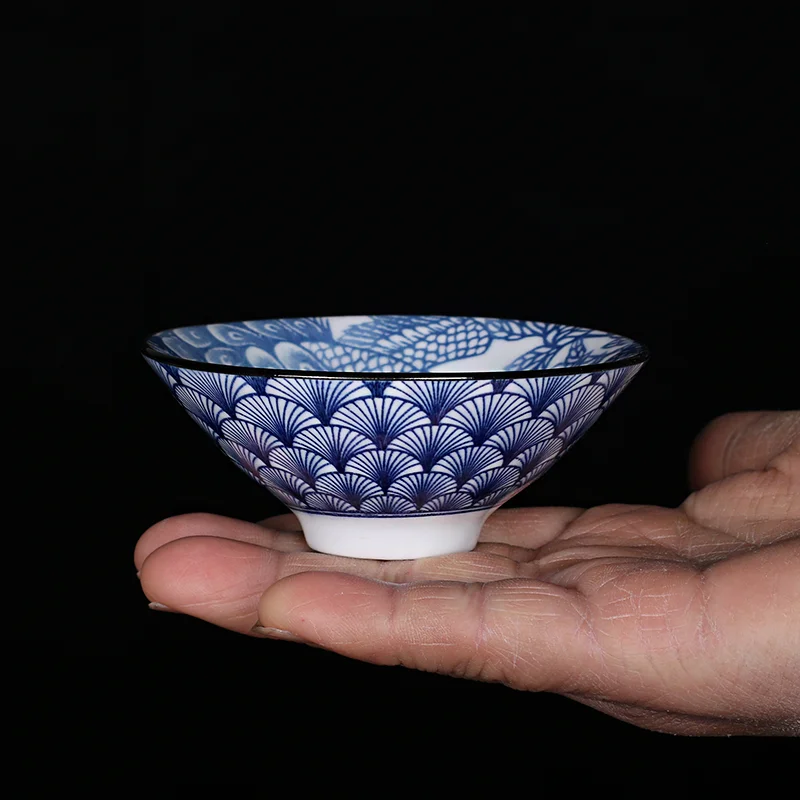Chinese Ceramic Cup Teeware Teware Porcelain Kung Fu Cups Hand Made For Tieguanyin Oolong Red Tea