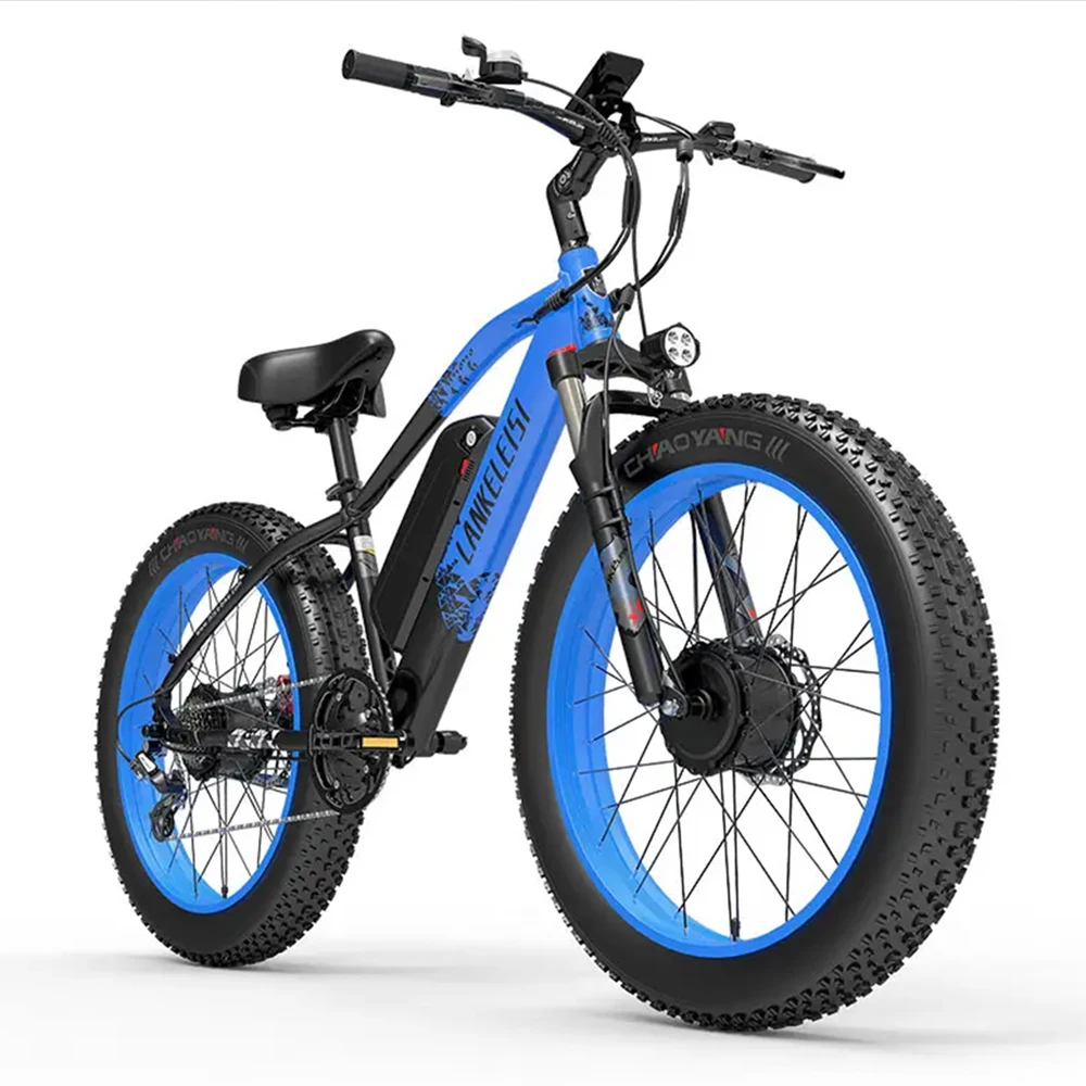 2023 New Ebike Lankeleisi MG740 Plus E-bike 1000W*2 Dual Mtors 48V 20AH  Electric Bike 26-inch Fat Tire Electric Mountain Bicycle