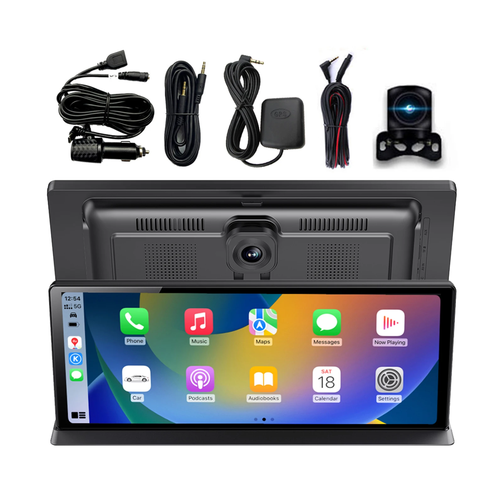 

ABS Portable Wireless Car Play Android Auto Phone APP Wifi Link Loop Recording Mirror Link