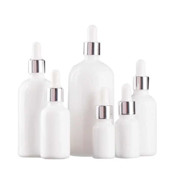 

Custom 10ml 15ml 30ml 50ml 100ml Empty Cosmetic Pump Glass Dropper Essential Oil Bottles Skincare Emulsions Perfume Containers