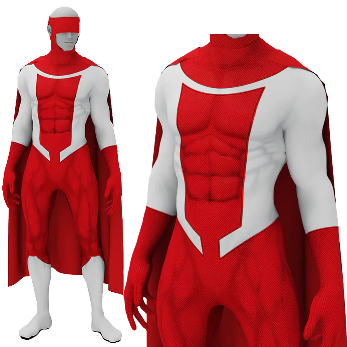Invincible: Nolan Grayson(Omni-Man) | Cosplay Bodysuit 24 Invincible Mark Grayson Cosplay Bodysuit for Boys and Men