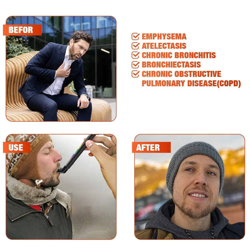 Portable Breathing Trainer Home Fitness Cardio Exercise Yoga Mountaineering Hiking Running Exercise