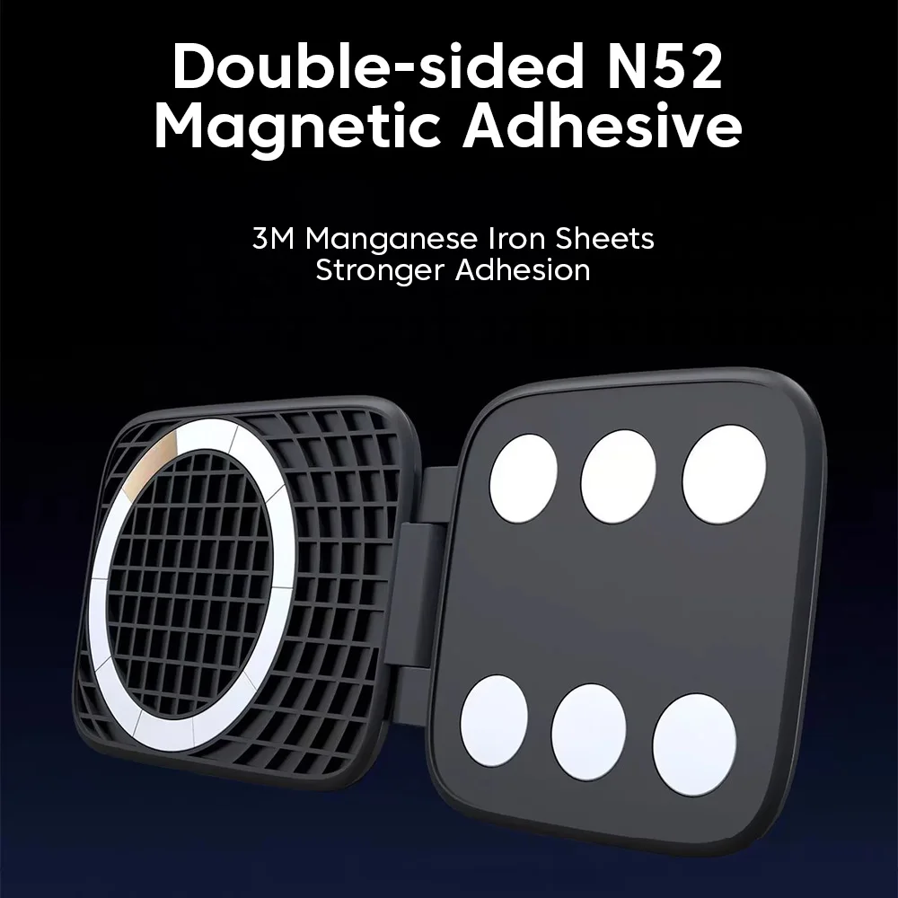 가볍고 휴대 가능한 듀얼 페이스 자석 차량용 거치대 - 네비게이션 폰용 강력한 흡착력 - 전문 휴대용 거치대