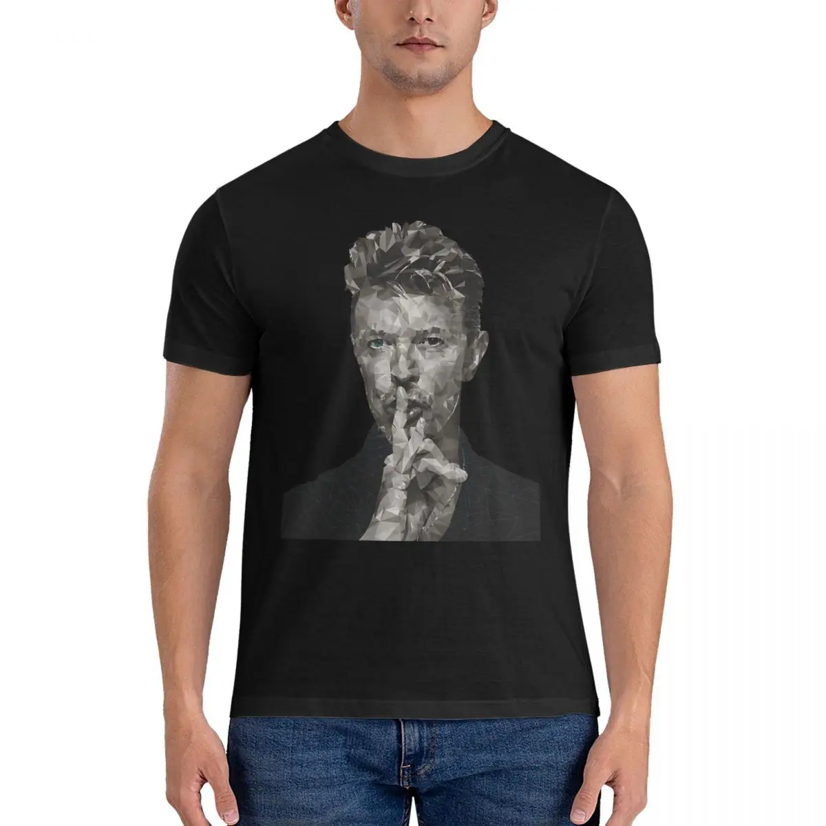 

Outfits Men's T Shirts David Cool Bowie Fun Tee Shirt Short Sleeve O Neck T-Shirt Pure Cotton Unique Tops