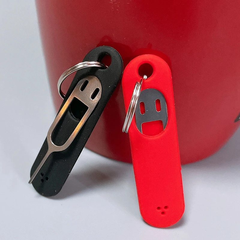 재미있는 분실 방지 카드 핀, 아이폰 X XS XR 샤오미 삼성 범용 SIM 카드 리무버 트레이, SIM 카드 꺼내기 도구 열기, 1PC