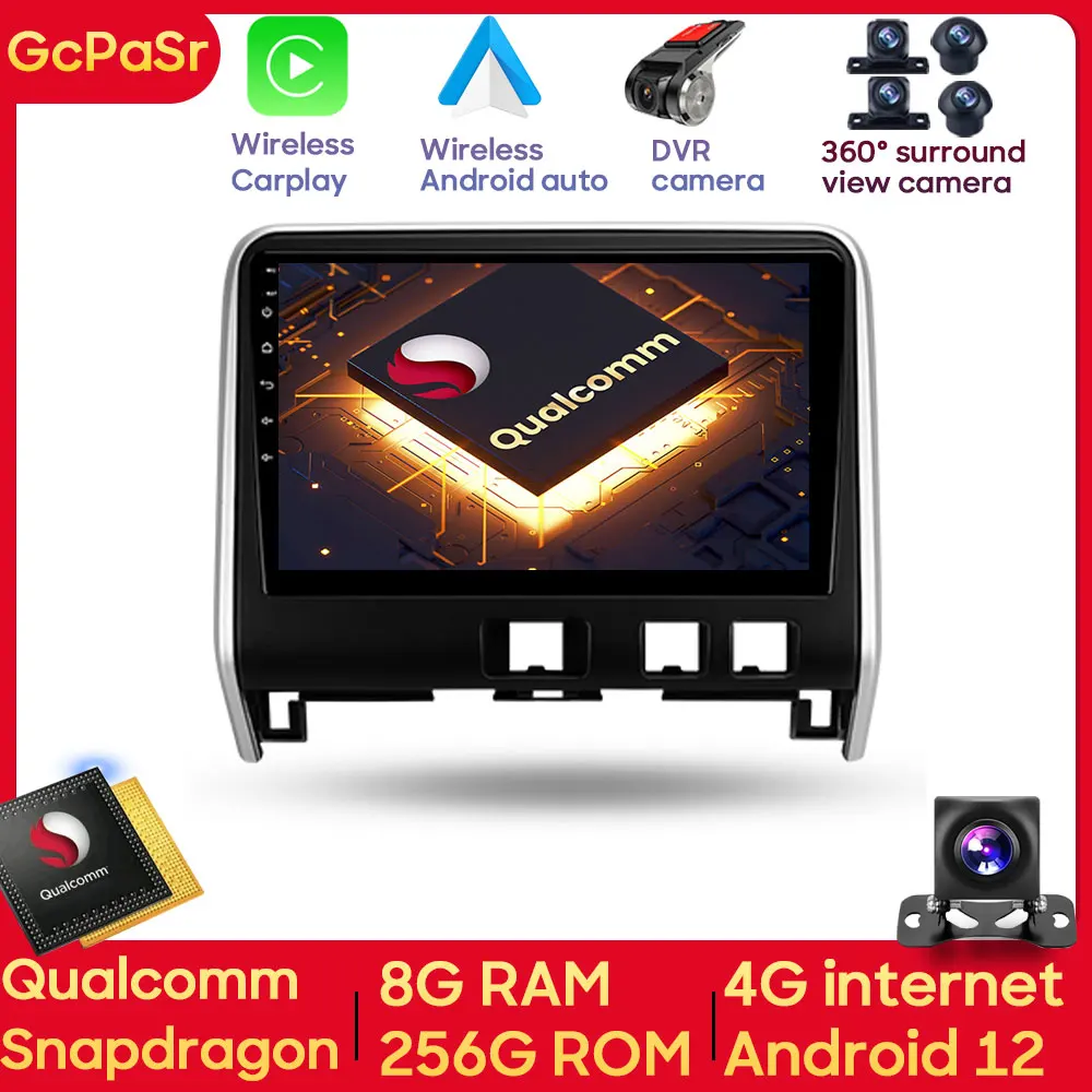 

Qualcomm Snapdragon Car Radio Player For Nissan Serena 5 V C27 2016 - 2021 Right Android Navigation GPS Screen Autoradio Stero