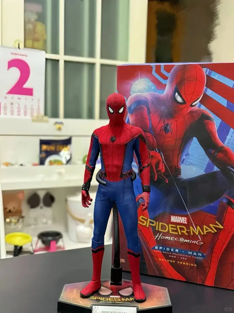 1/6 Ht Hottoys Mms425 Mms426 Spiderman Figura de ação de volta às - Main Image