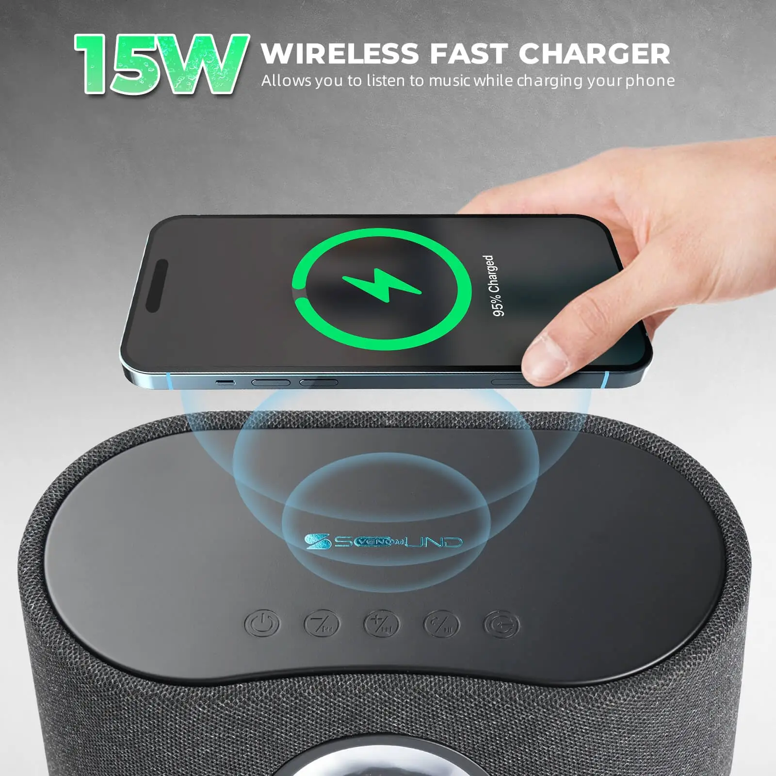 Voice Assistant Soundlogic Wireless Fast Charger Sale Voice
