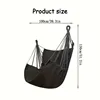 Fabric Hammock Chair Swing Rocking Chair With Storage Bag Dormitory Chair Portable Outdoor Garden Camping Anti Rollover Hammock 6