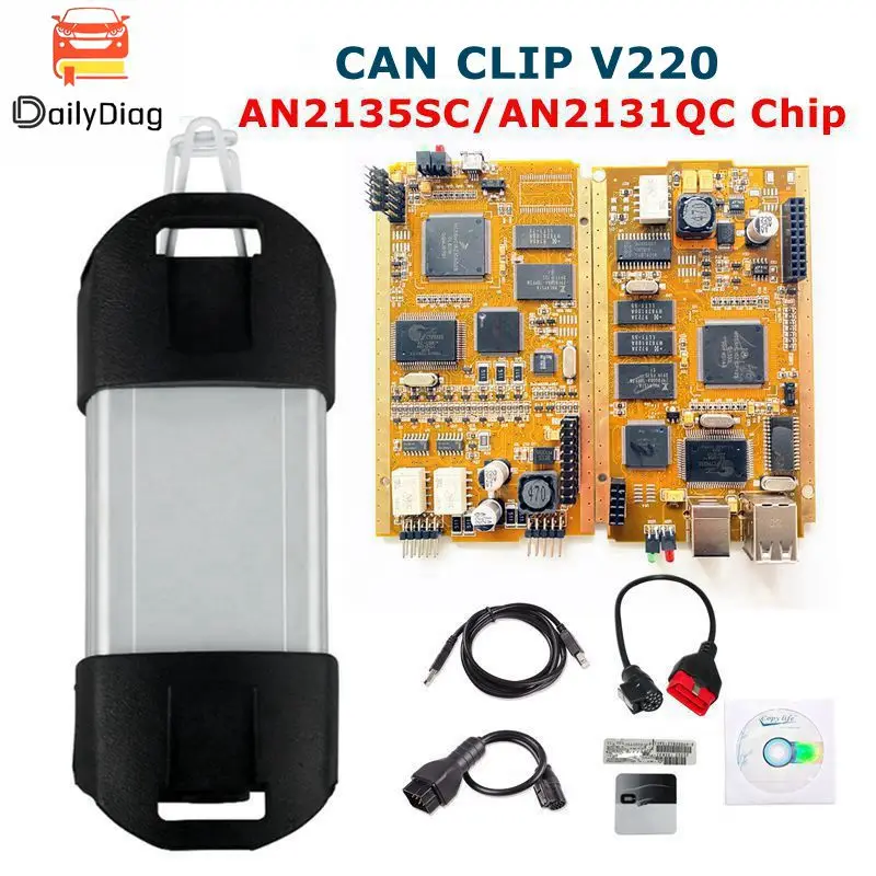 10pcs/lot For Renault Can Clip V220 Full Chip With An2135sc/an2131qc