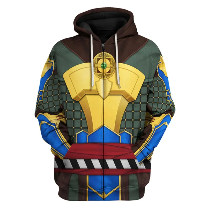 thumbnail image 1 of Sudadera con capucha y cremallera con estampado gráfico de MK Mortal Kombat para hombre, novedad en sudaderas y sudaderas, jersey de talla grande Harajuku, ropa para hombre, 1 of 4