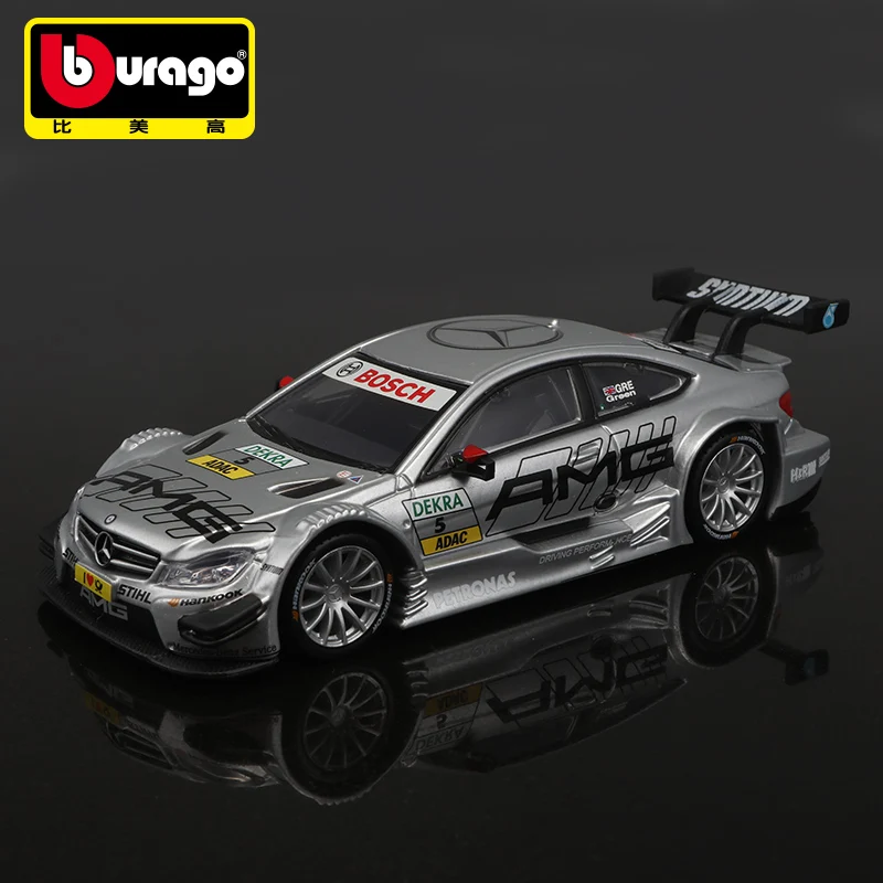 

Bburago 1:32 Benz AMG C-Coupe DTM #5 #11 Alloy Racing Car Model Diecast Metal Toy Car Model Simulation Collection Children Gift