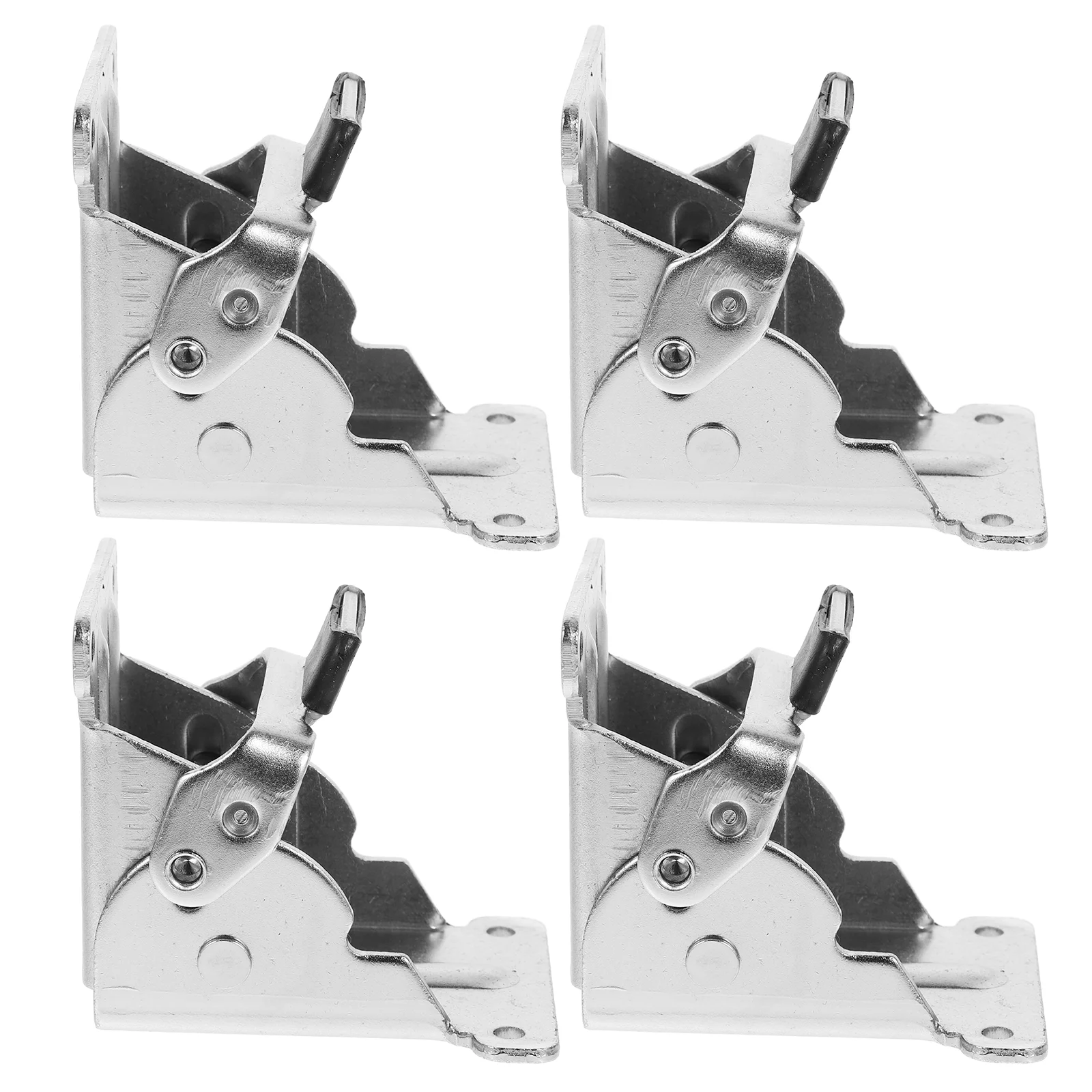 

4pcs Locking Hinge 90 Degree Positioning Hinge Folding Shelf Hinge Spring Door Hinge