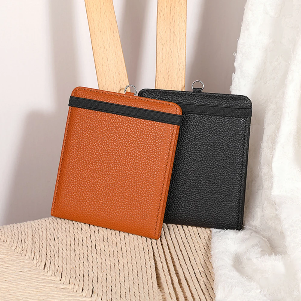 PU Leather Passport Wallet RFID Multi Slot Multi-function Passport Holder with Business Card Storage Protective Document Holder